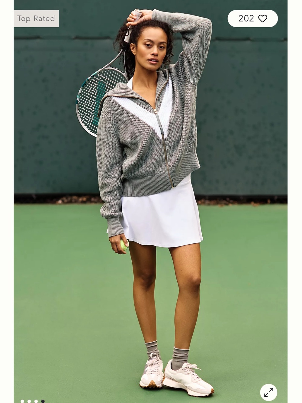Varley Ada Zip-Through Knit